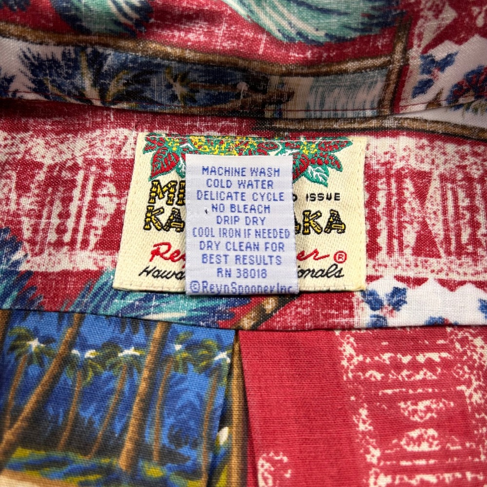 NWOT Reyn Spooner Mele Kalikimaka XMas Shirt Men's L Red 2006 50th Anniversary - Picture 4 of 15